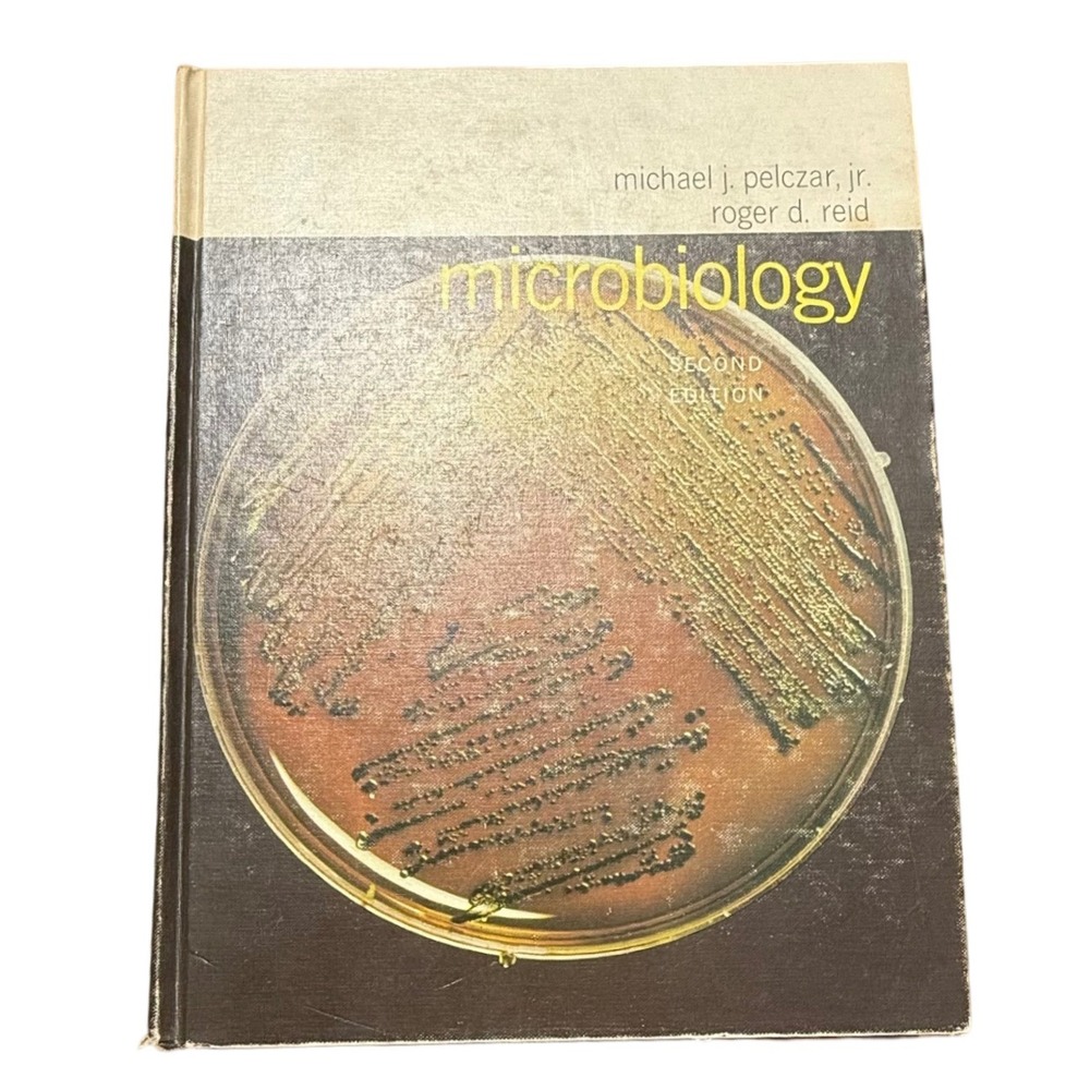 Microbiology Textbook Pelczar Reid Vintage Science‎ Education Reference